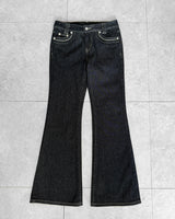 STITCH BOOTCUT DENIM PANTS