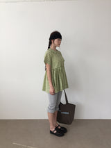 Plaid collar dress (3color) 