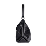 [Haesu Collaboration] Contour Shoulder Bag (Leather Black)