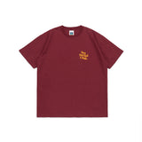 ウェービービビッドロゴTシャツ (BURGUNDY)