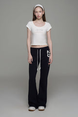 Soft Club signature top, Ivory