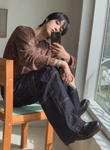 Abe Raw Stitch Cargo Denim Pants