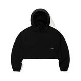 デイリーフーディドクロップジャケット ブラック (for women)