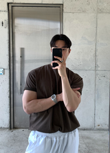ヘンデスファーストマッスルフィットアイスバントショートスリーブTシャツ