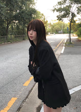 ウィジーケーブル ルーズフィット 長袖ニット