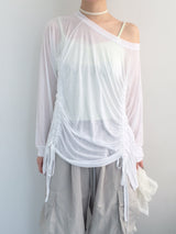 soft lace sleeveless shirt