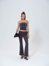 Luv Dept / Cloud-Soft Foldover Flare Pants