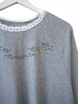garden waffle lace T 