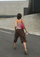 CARGO STRING BERMUDA PANTS (6color)