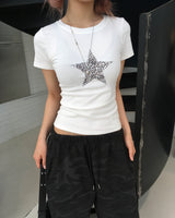 レオパードスターTシャツ