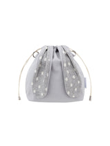 Bunny bag - Gray dot
