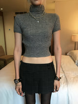 STEEL RIB TURTLENECK