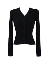 V-neck care cardigan (2color)