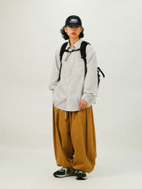 NOF Wrinkle Check Overfit Shirts