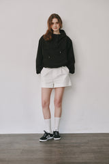 Anorak hood jumper (Black)