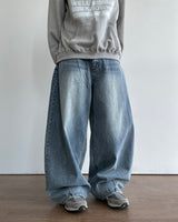 Dart Balloon Denim Pants 3C