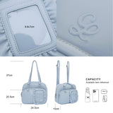 CREAM SQUARE BAG 2-WAYS