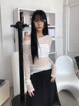 レースドレープロングスリーブ (2C)