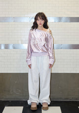 leopard lace uniform mtm - pink