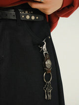 OF Non-Fade Curved Denim Pants