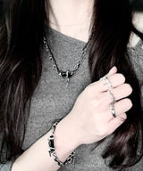 Black Mood Square Bracelet