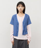 (W) Sua Ruffle Cardigan