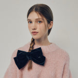 VELVET CLASSIC RIBBON PIN (BLACK)
