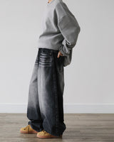 CROSS DEEP DENIM PANTS LB
