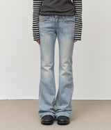 (W) Sen Low-rise Bootscut Denim