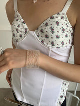 Lace flower bangle(2color)