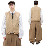 Vintage Oxford Zip-Up Vest