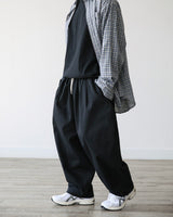 SIO WALK WIDE PANTS BK