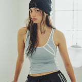 Sporty Line Tank Top (SKY BLUE)