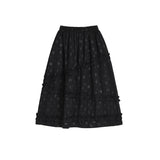 DOT Frill Cancan Long Skirt