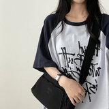 リミンボクシーフィットカラーラグラン半袖Tシャツ
