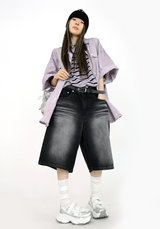 (UNISEX)ラベンダーブリーズボックスシャツ(4colors)