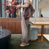 LMN Cool linen bendable pintuck slacks (4 colors)