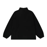 Fleece classic pullover (black)