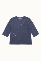 ペインティング ウォッシュド スリー クォーター Tシャツ
