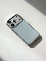 [MADE] ピグメントエポキシシルバーバンバーケース [iPhone/Galaxy] - スモークグリーン