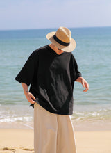 1M BOX FIT HALF TEE