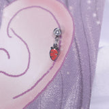  All surgical steel carrot piercing
