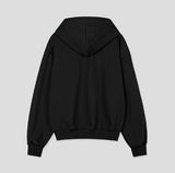 Wanted Lettering Crop Hood Zip-Up