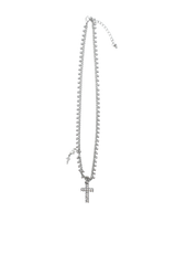Dot cross necklace