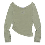 VIOLA ワンショルダーアンバランスシャーリング T (3Color)