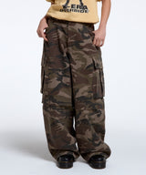 CONY CAMO 2-WAY CARGO PANTS / KHAKI