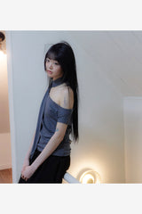 ティラストライプ2wayTシャツ