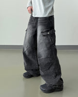 Baren Dart Wide Cargo Jeans