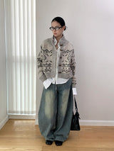 Rage Toggle Nordic Knit Cardigan