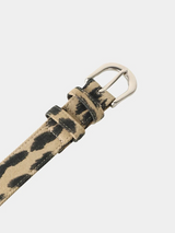 [Unisex] Leopard classic eyelet  belt(3color)